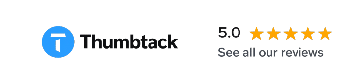 Thumbtack reviews: 5.0 stars